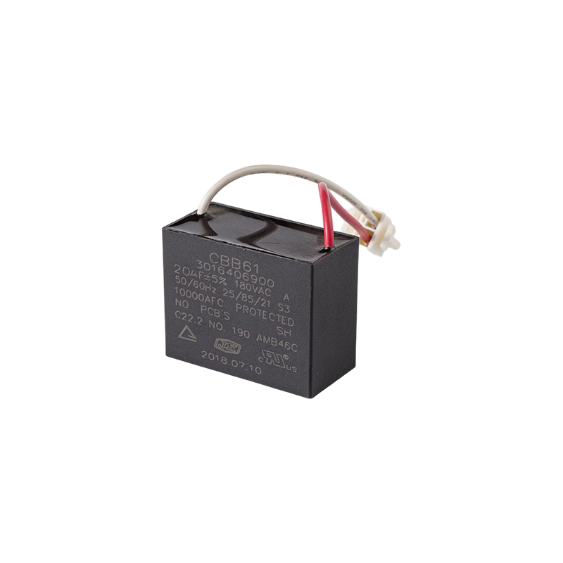 CBB61 Capacitor for Fan (Square Plastic Case )