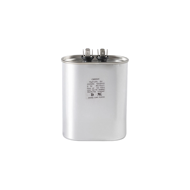CBB66A Air Conditioner Capacitors (Oval Aluminum Case)